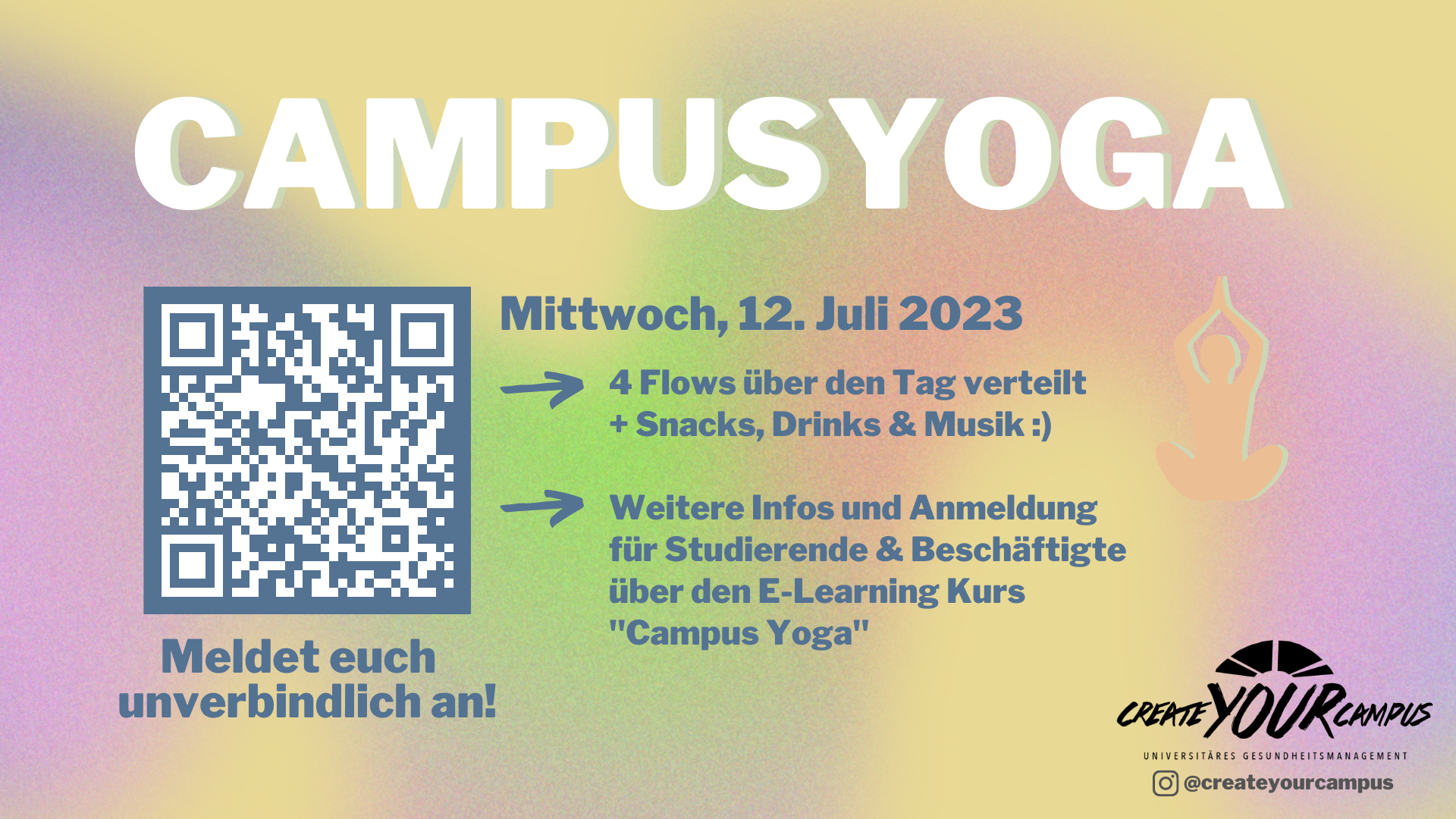 Ankündigung CampusYoga SS23